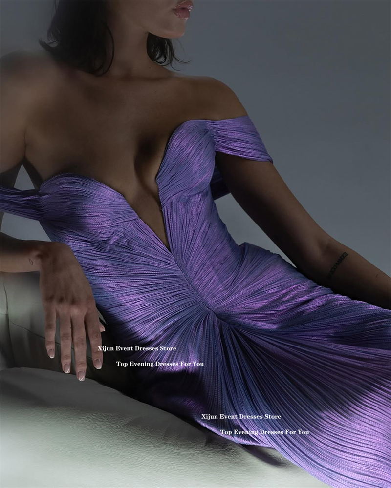 Briar Cosplay Prop - Xijun Lavender Silk Satin Evening Dresses