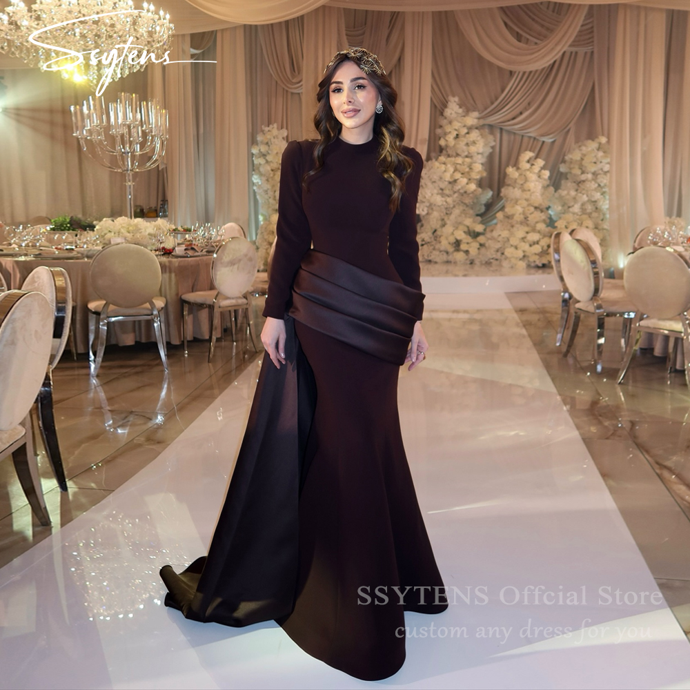 Briar Cosplay Prop - SSYTENS Arabic Evening Dresses O-Neck Long