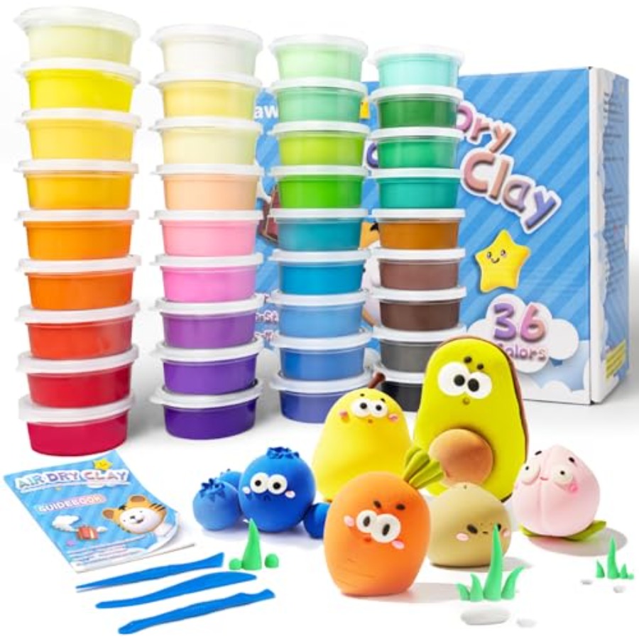 Foam Clay Sculpt - Air Dry Clay- 36 Colors Modeling