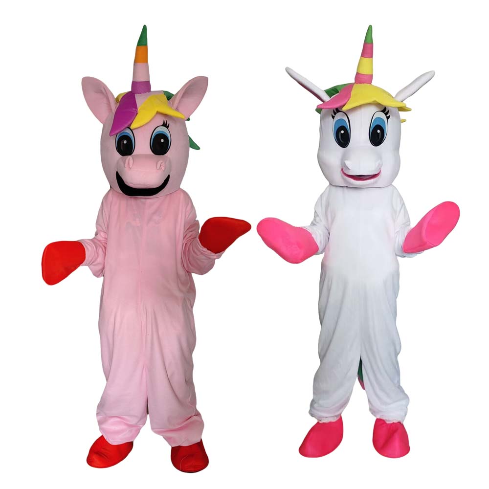 Adult Unicorn Mascot Costume C - Cosplay Prop Business reseña y precio