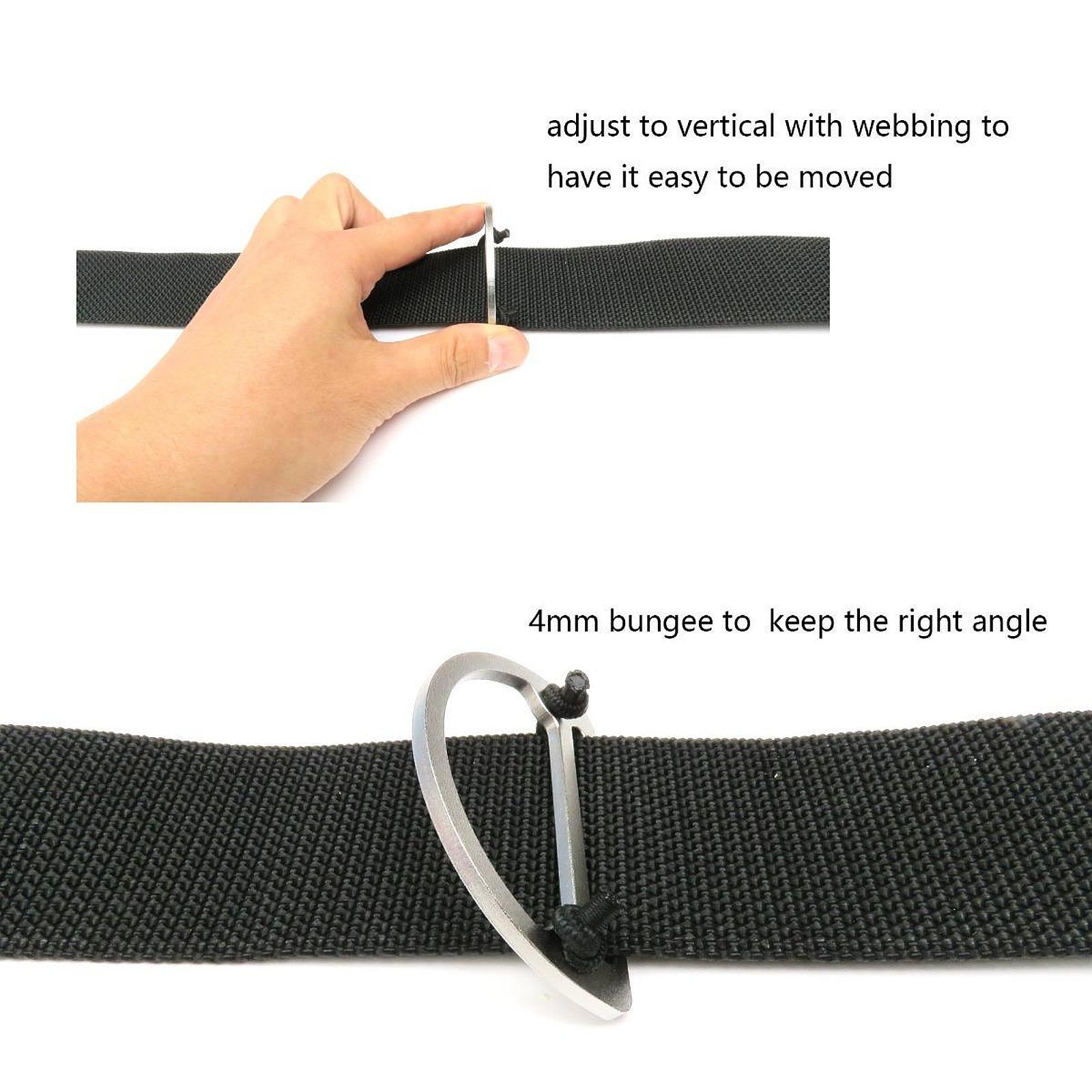 Scuba Weight Belt Keeper Buckl - D Ring Strap reseña y precio