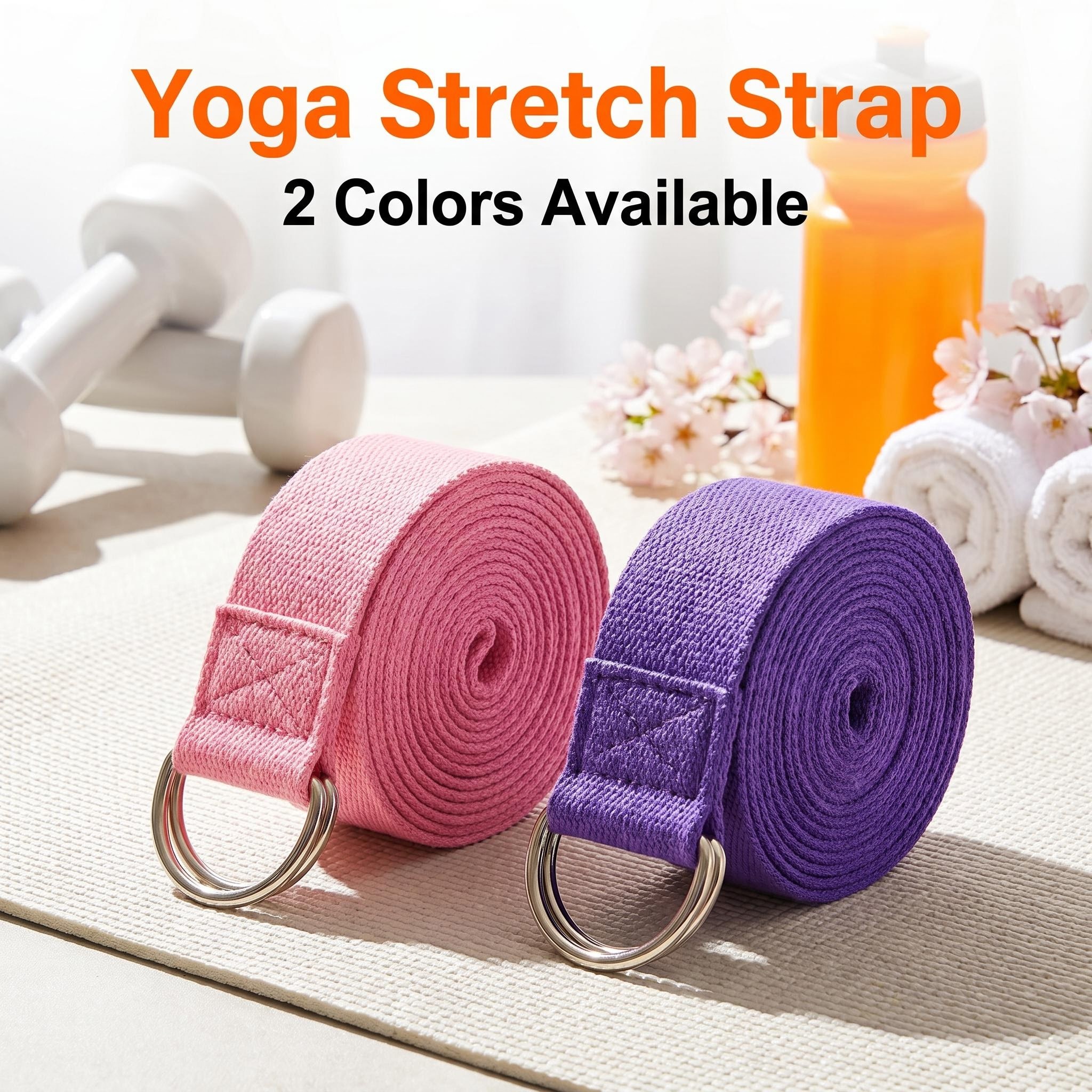 180cm Yoga Stretching Strap Sp - D Ring Strap reseña y precio