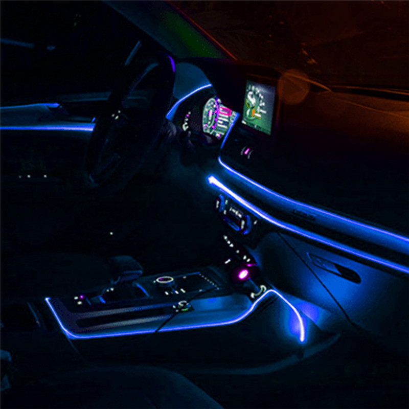 2M Car Interior LED Strip Ligh - Led El Wire reseña y precio