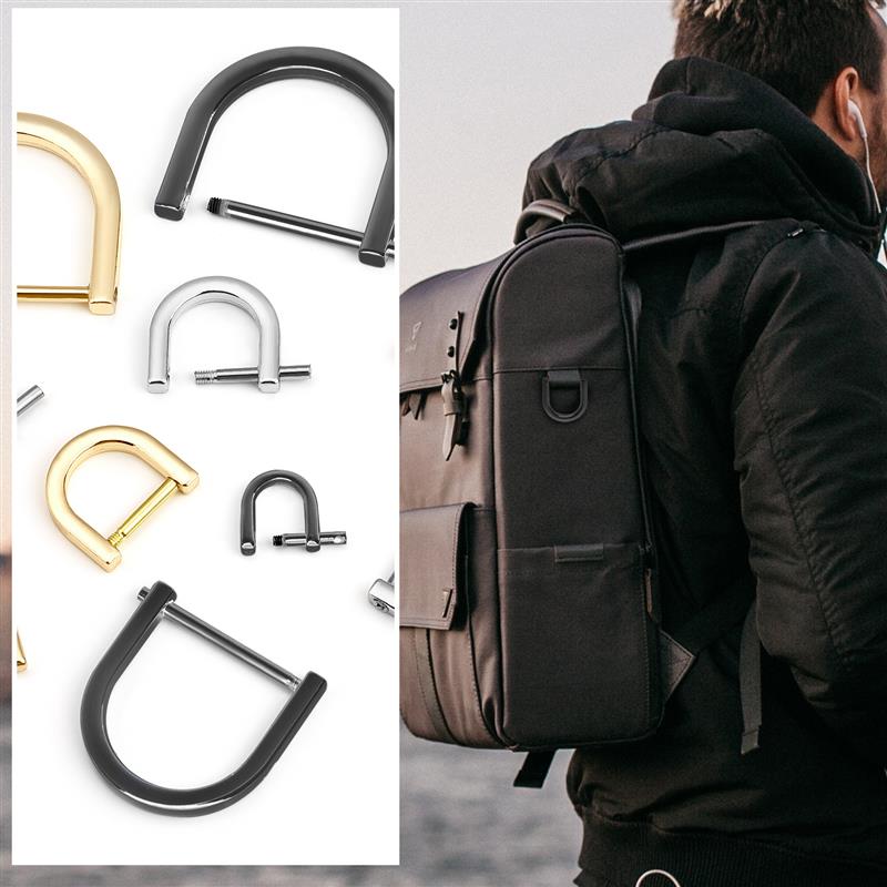 2Pcs Open Screw D Ring Buckle  - D Ring Strap reseña y precio