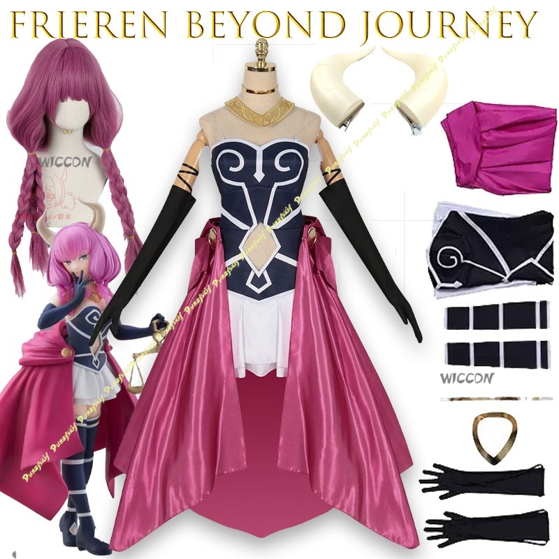 Aura Cosplay Costume Dress Ani - Frieren Cosplay Prop reseña y precio