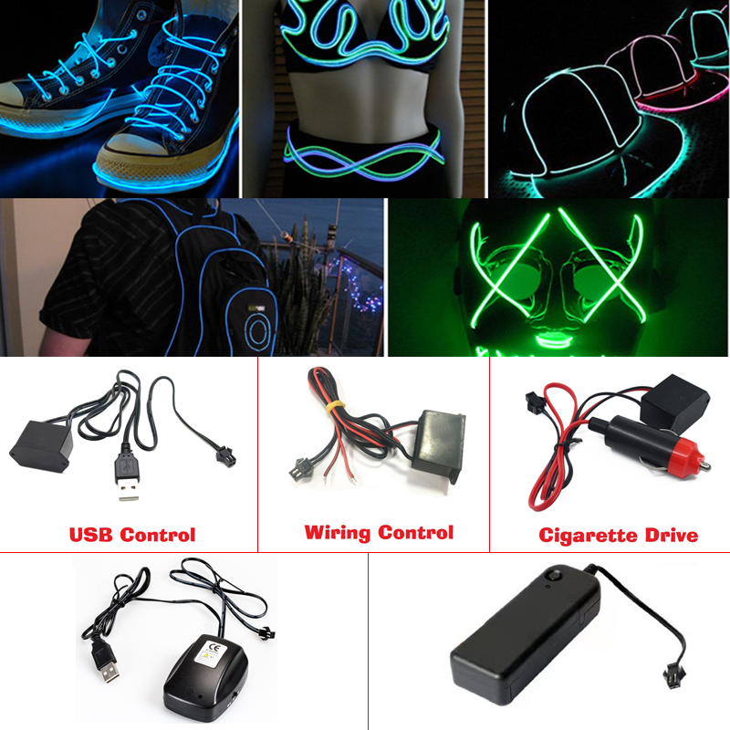 10/5/3M Glow EL Wire Neon Cabl - Led El Wire reseña y precio