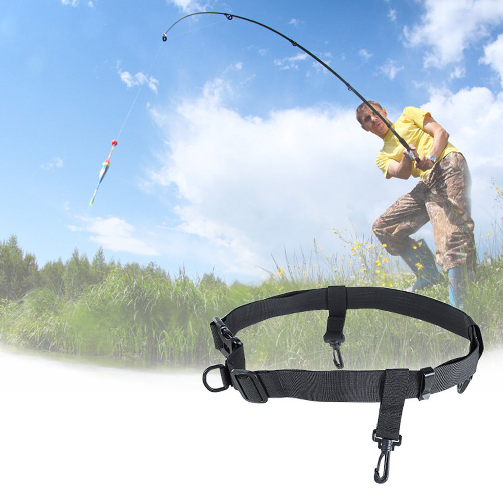 2Pcs Fishing Waist Belt Adjust - D Ring Strap reseña y precio
