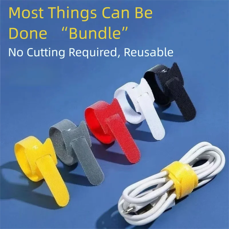 Cut-Free Reusable Cable Organi - Velcro Hook Loop reseña y precio