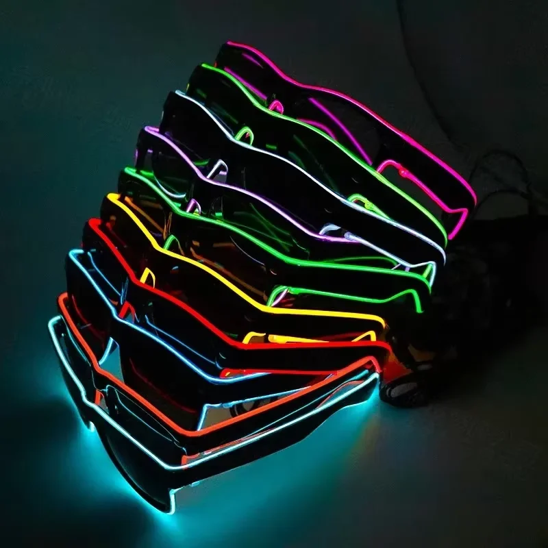 Neon LED Glowing Sunglasses Co - Led El Wire reseña y precio