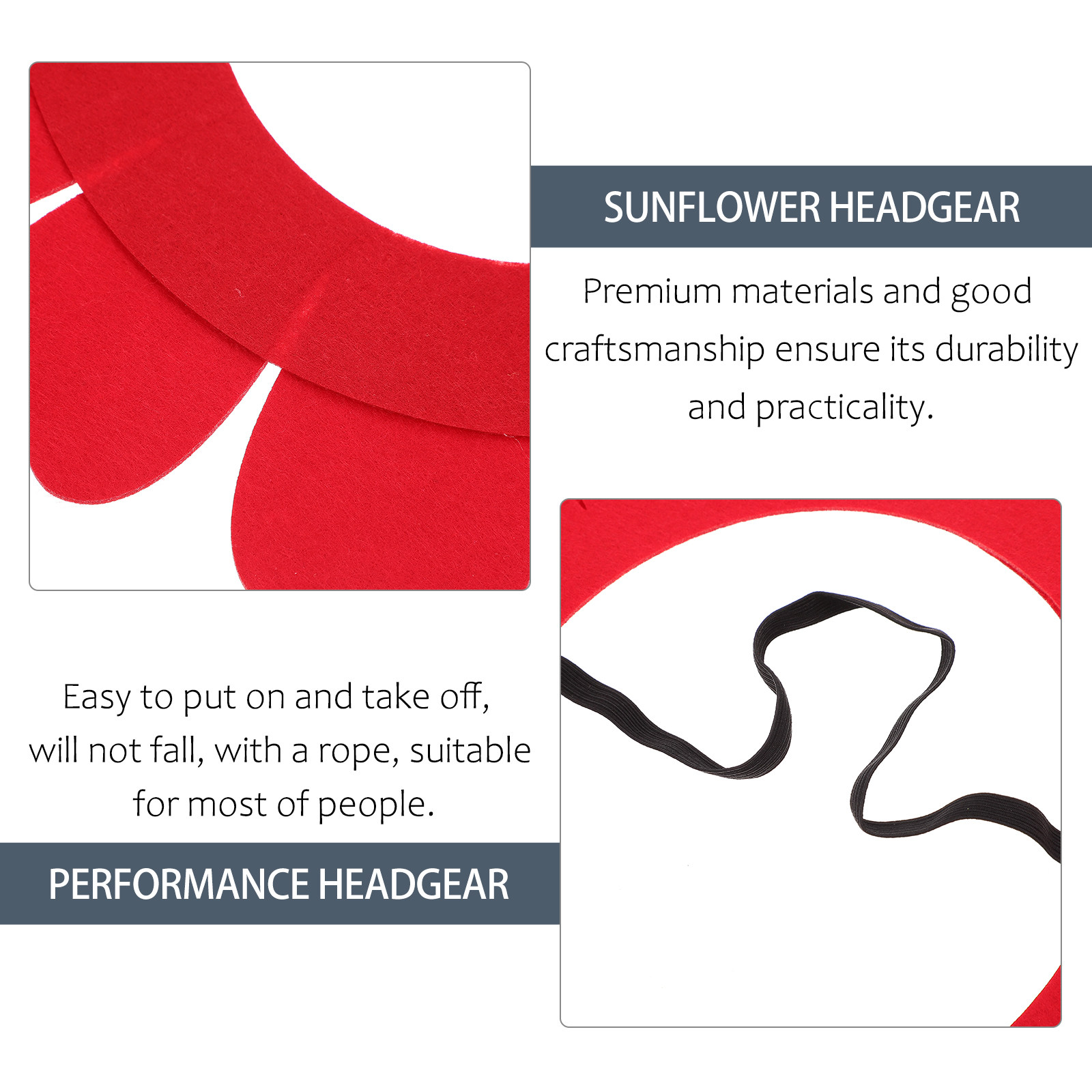2Pcs Premium Felt Sunflower He - Easy Cosplay Prop reseña y precio
