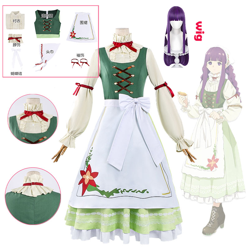 Anime Fern Cosplay Outfit Frie - Frieren Cosplay Prop reseña y precio