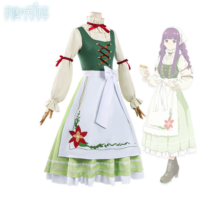 Anime Fern Cosplay Outfit Frie - Frieren Cosplay Prop reseña y precio