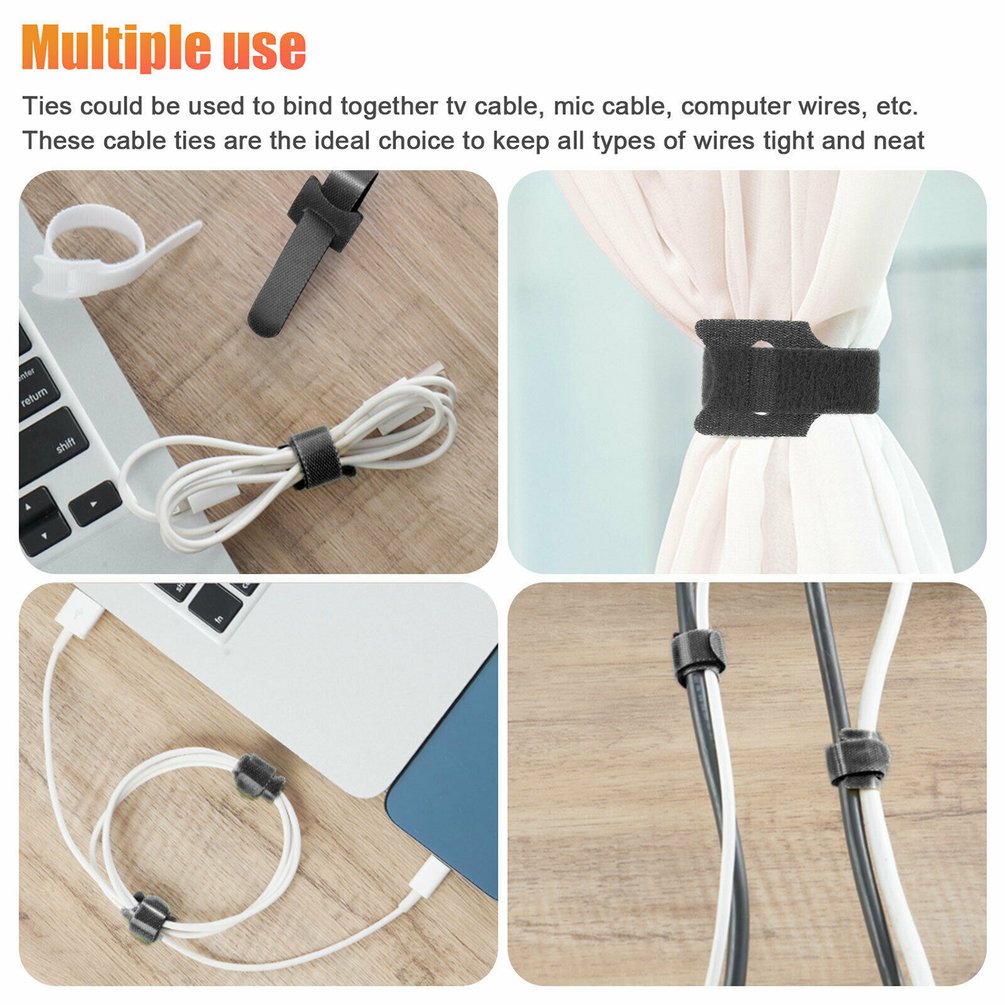 Velcros for Cables Cable Ties  - Velcro Hook Loop reseña y precio