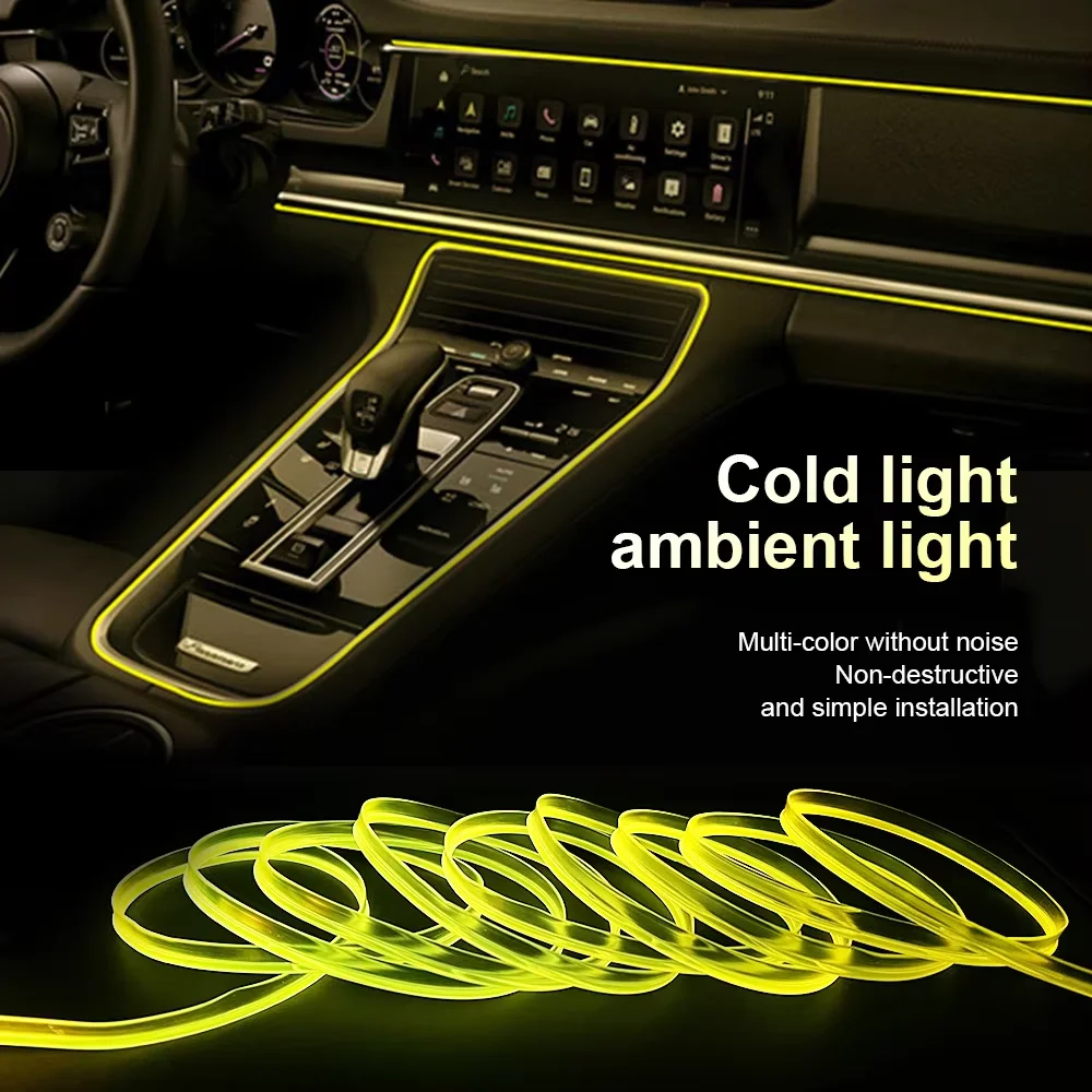 1/3/5M Car Interior Light Deco - Led El Wire reseña y precio