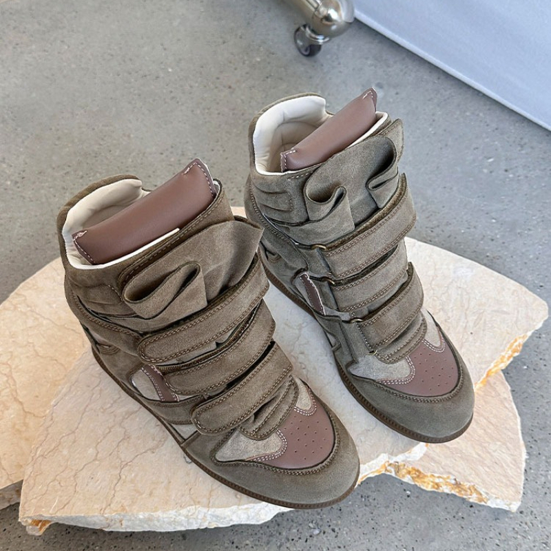 Fashionable Wedge Sneakers Gen - Velcro Hook Loop reseña y precio