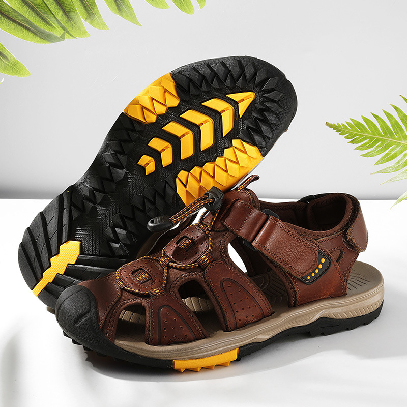 Large Size New Summer Men's To - Velcro Hook Loop reseña y precio