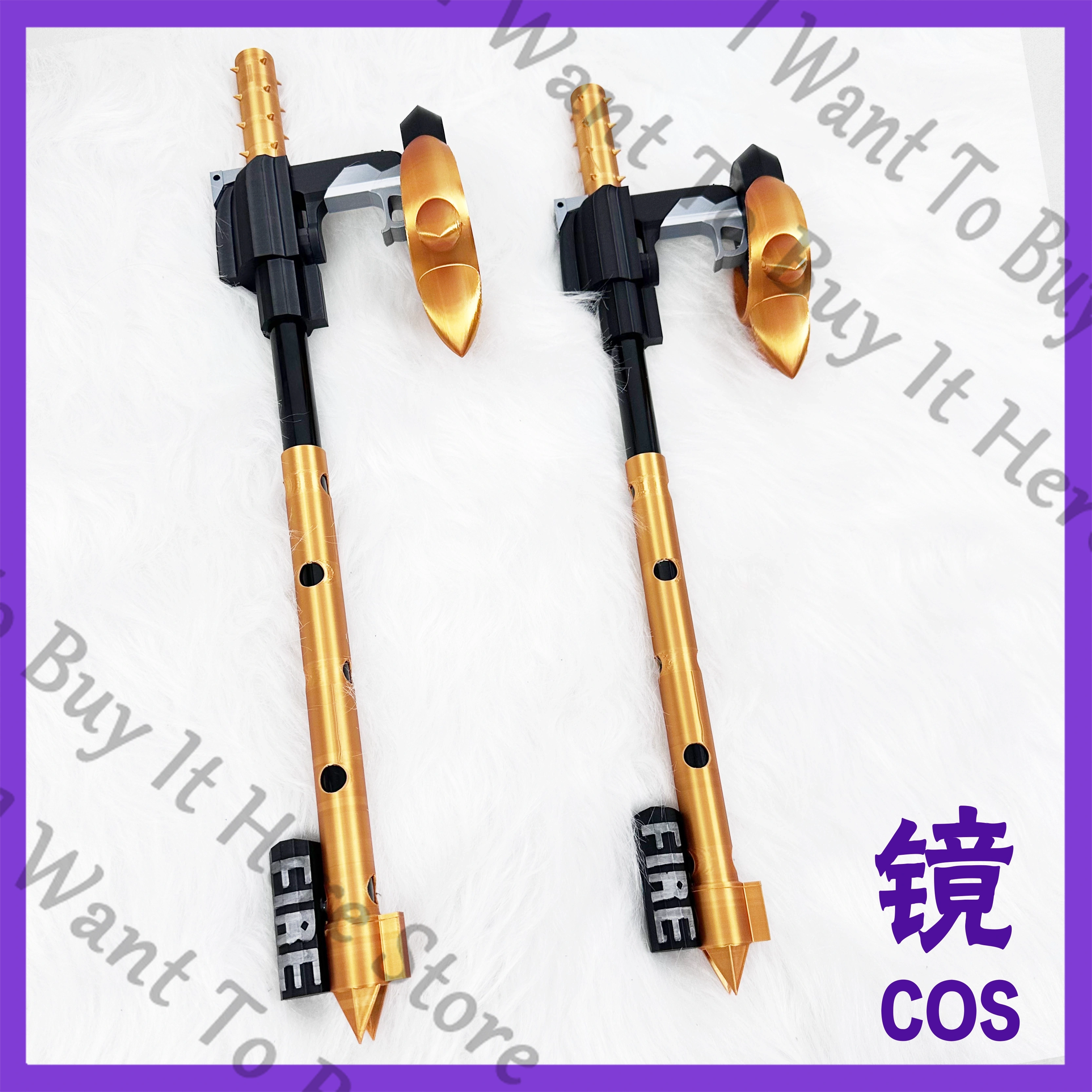 60cm Anime Zenless Zone Zero B - Burnice Cosplay Prop reseña y precio