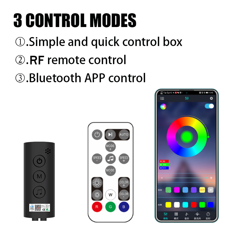 48 LED Remote App Control Ligh - Led El Wire reseña y precio