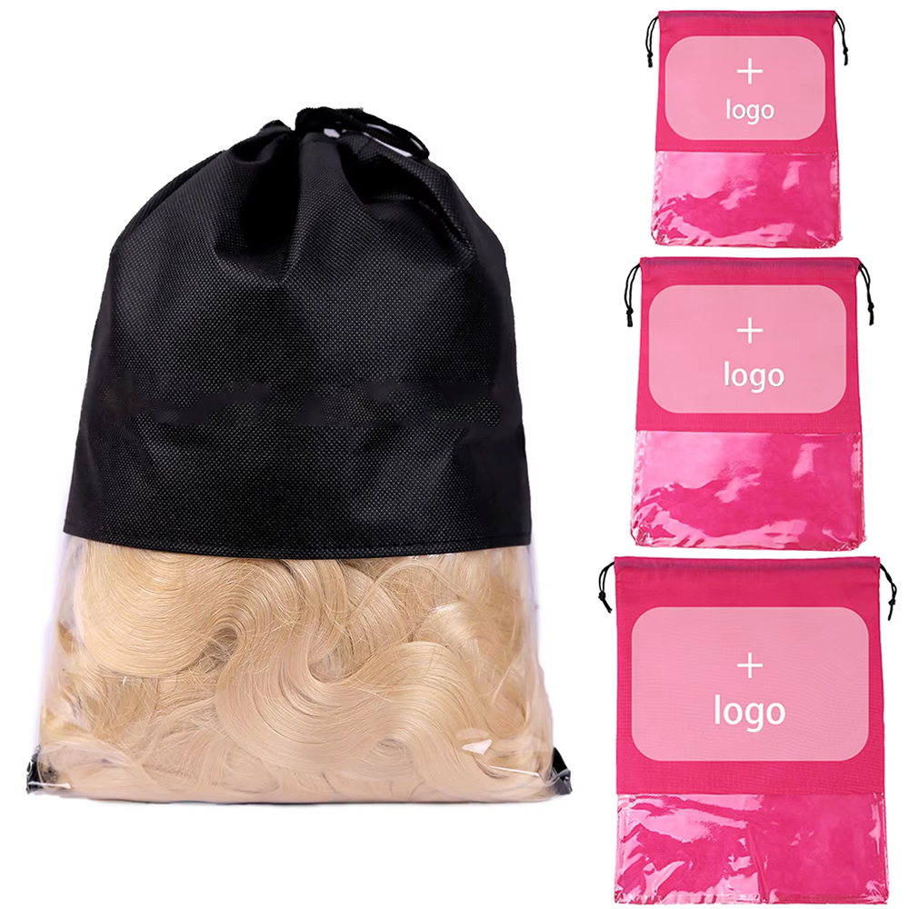 12pcs Non-woven Wig Bag Black  - Aerith Cosplay Prop reseña y precio