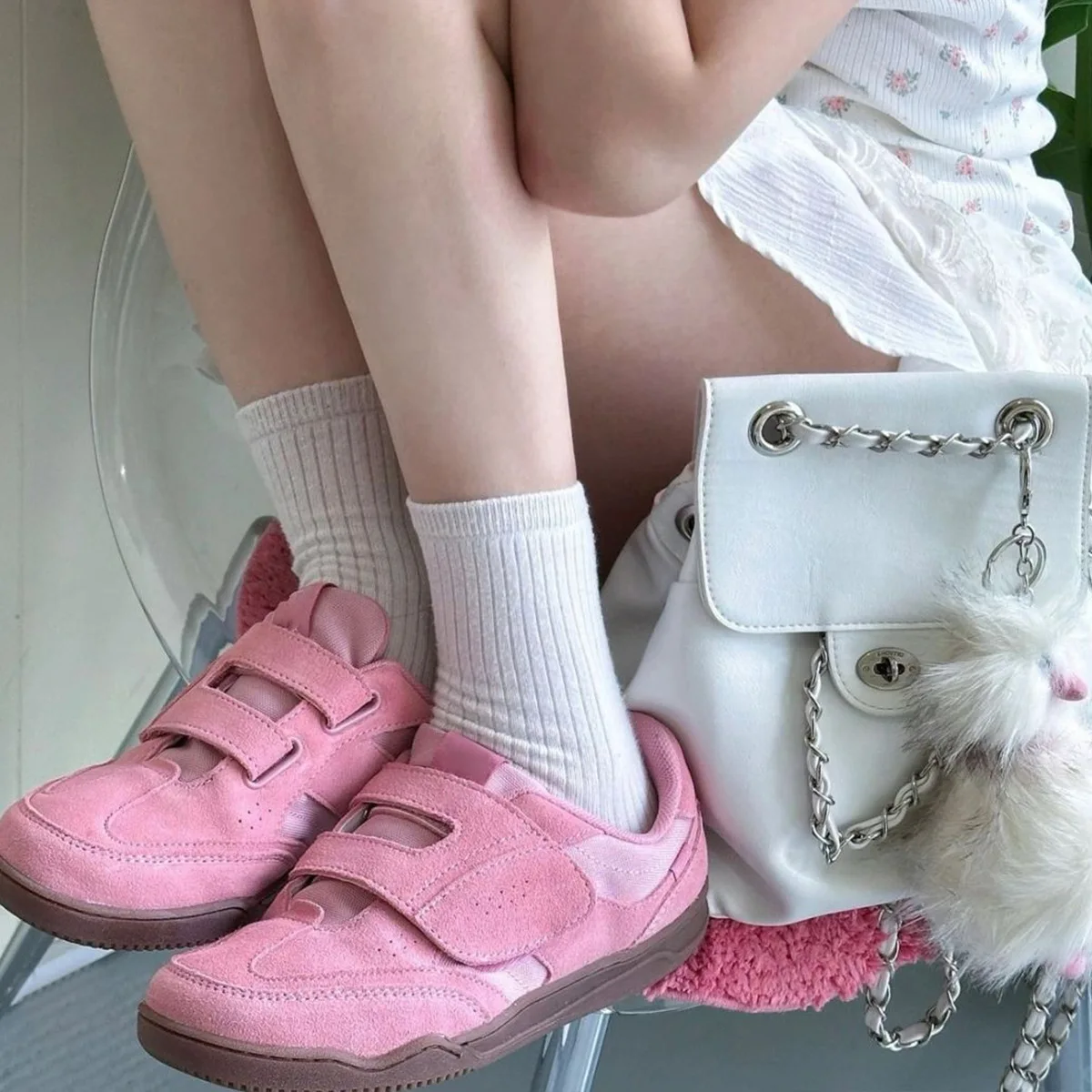Velcro Strap Retro Sneakers fo - Velcro Hook Loop reseña y precio