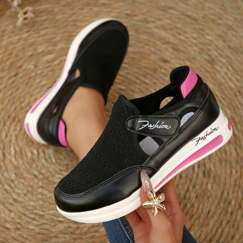 Plus Size Casual Women's Shoes - Velcro Hook Loop reseña y precio