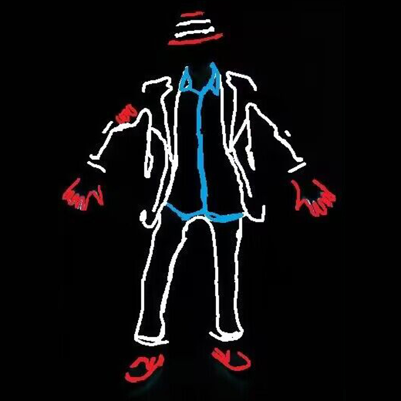 EL Wire Glowing Jazz Dance Cos - Led El Wire reseña y precio