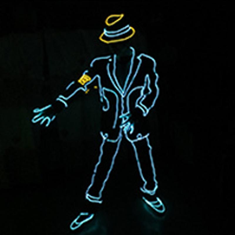 EL Wire Glowing Jazz Dance Cos - Led El Wire reseña y precio