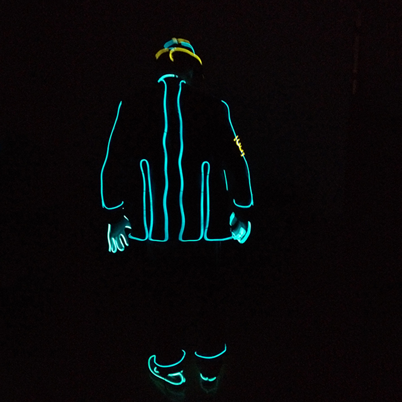 EL Wire Glowing Jazz Dance Cos - Led El Wire reseña y precio