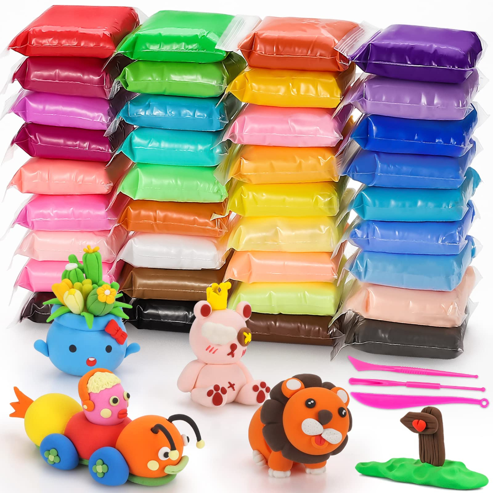 Air Dry Modeling Clay Kit Soft - Foam Clay Sculpt reseña y precio