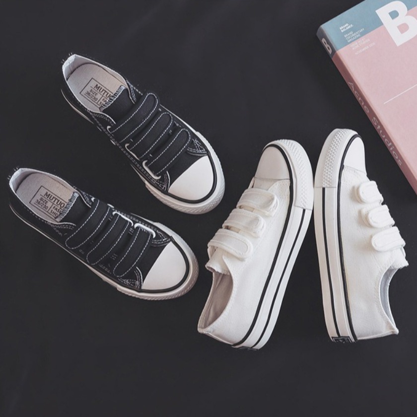 New style Velcro low-top white - Velcro Hook Loop reseña y precio