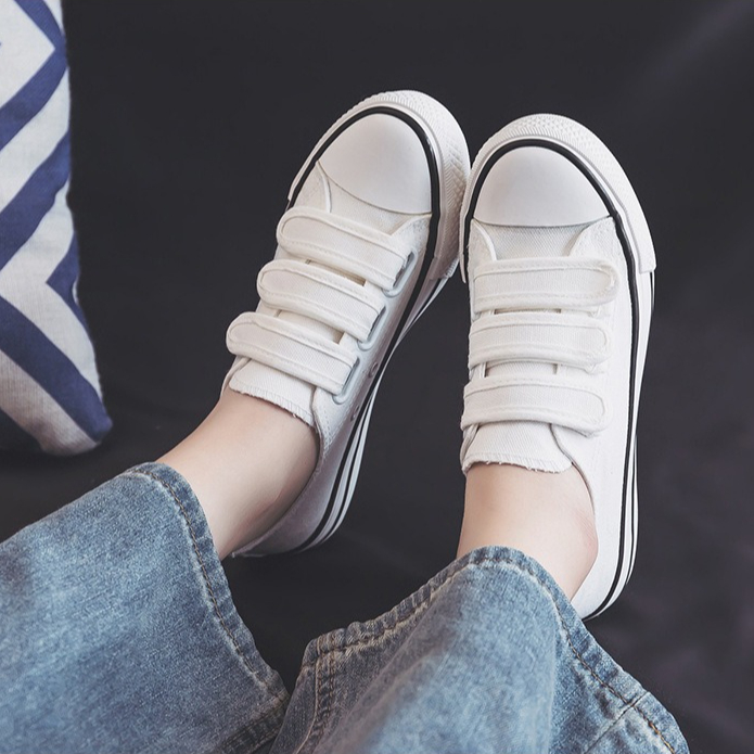 New style Velcro low-top white - Velcro Hook Loop reseña y precio