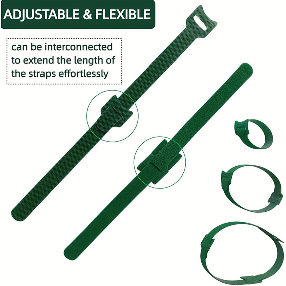 100pcs Reusable Adjustable Non - Velcro Hook Loop reseña y precio