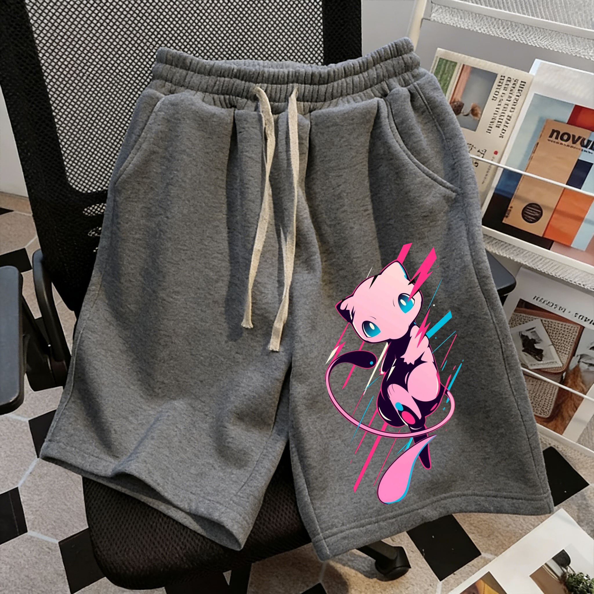 Summer Mewtwo Pokemon Shorts f - Pokeball Cosplay Prop reseña y precio