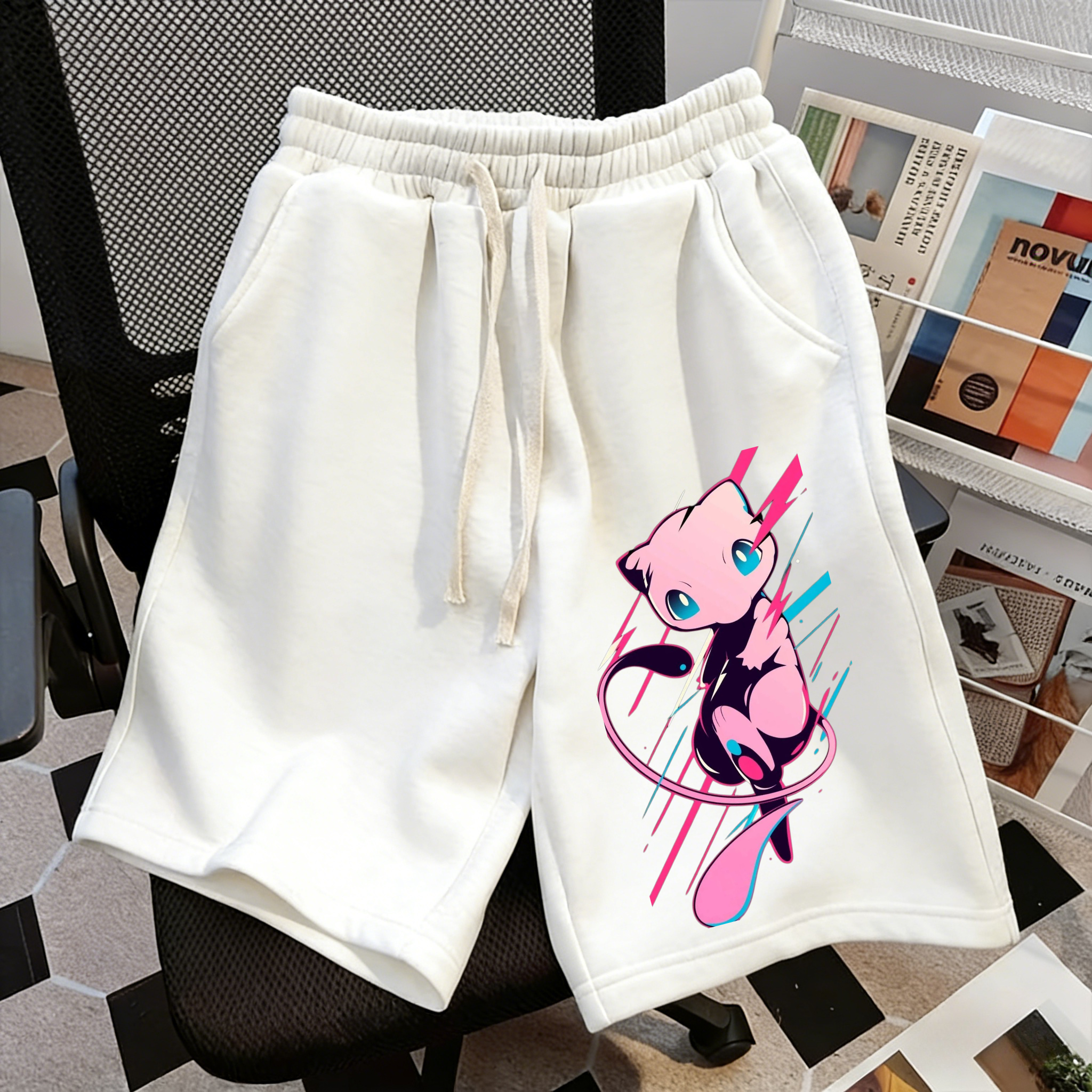 Summer Mewtwo Pokemon Shorts f - Pokeball Cosplay Prop reseña y precio