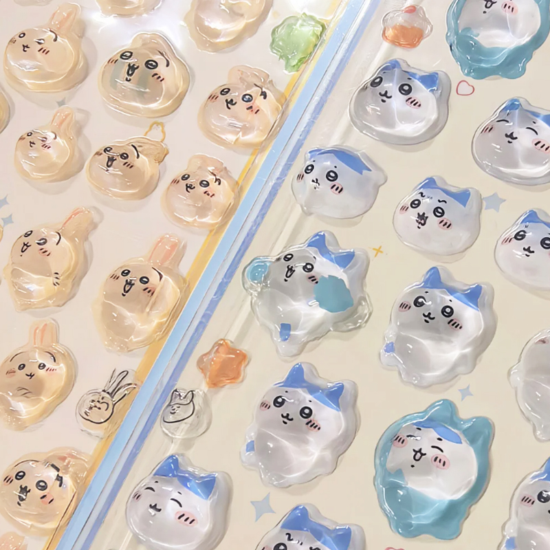 Chiikawa 3D Cute Relief Sticke - Cosplay Prop Diy reseña y precio