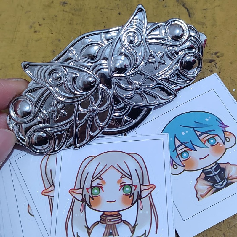 Handmade Alloy Hair Pin Clips  - Frieren Cosplay Prop reseña y precio