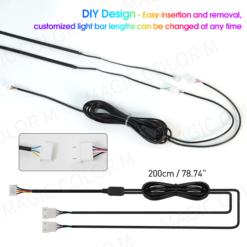 Vgetting 140/55.1inch Car Ambi - Led El Wire reseña y precio