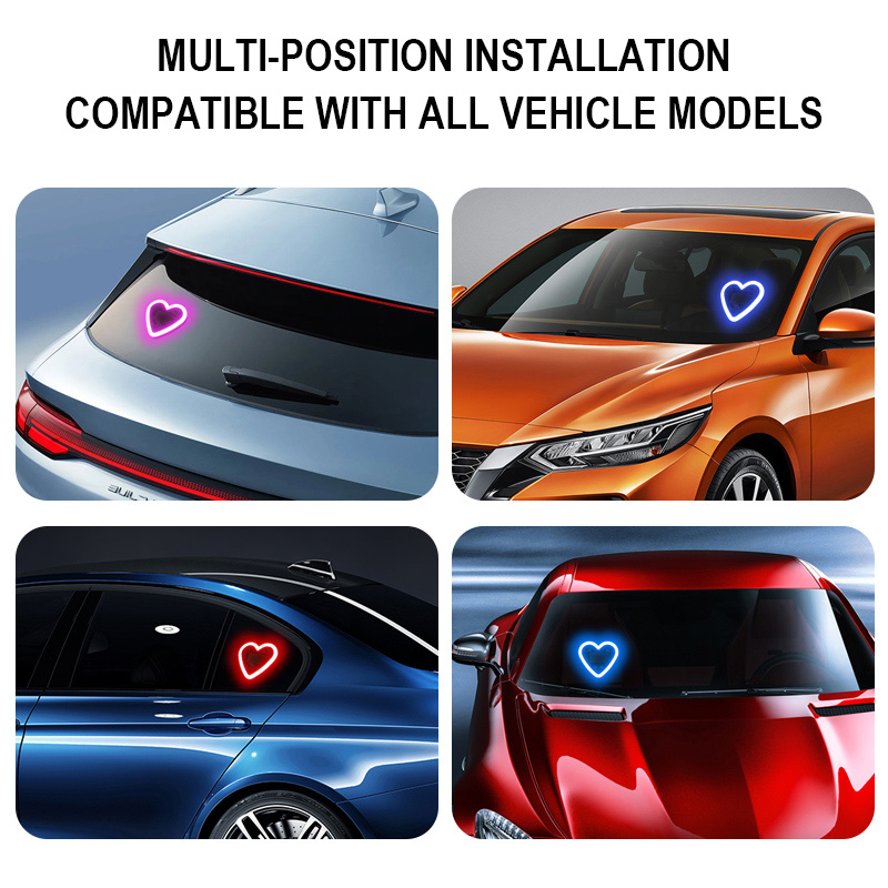 Car LED Love Atmosphere Window - Led El Wire reseña y precio