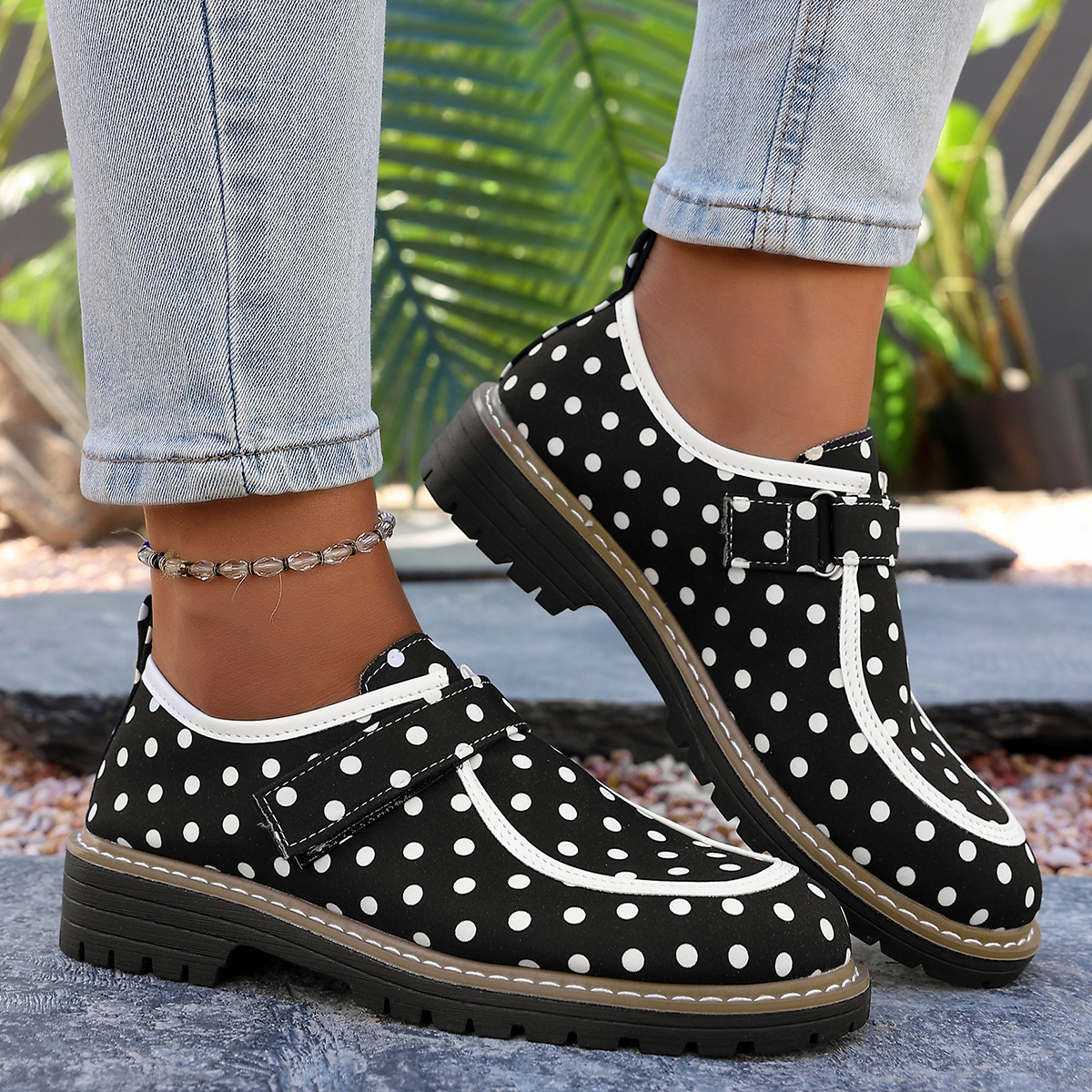 Women's Large Size Fashionable - Velcro Hook Loop reseña y precio