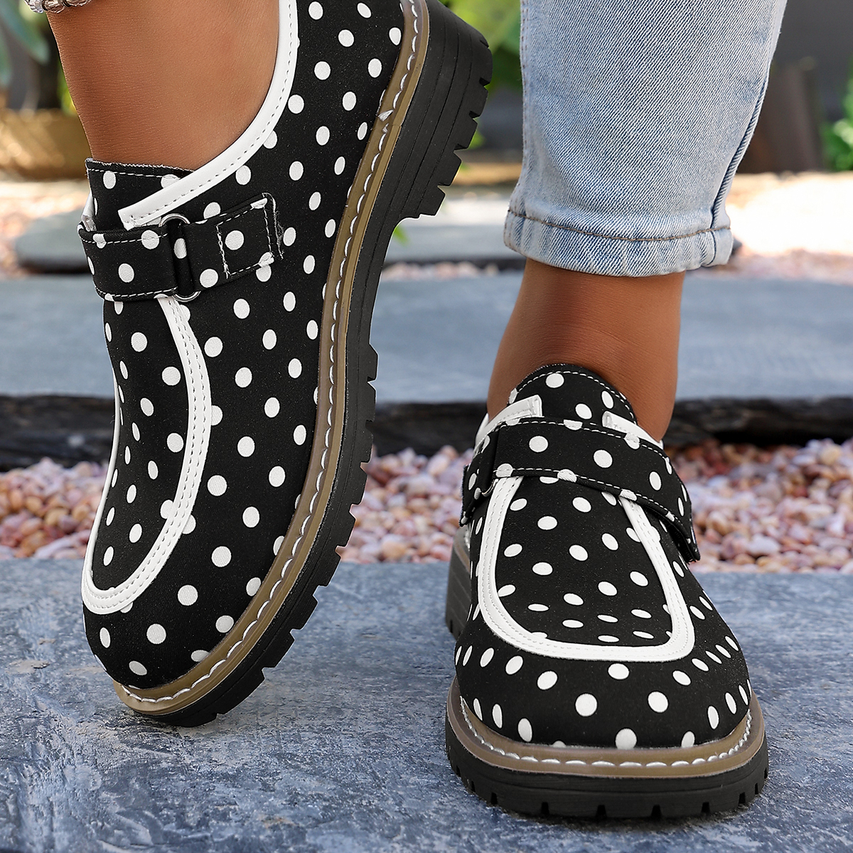 Women's Large Size Fashionable - Velcro Hook Loop reseña y precio