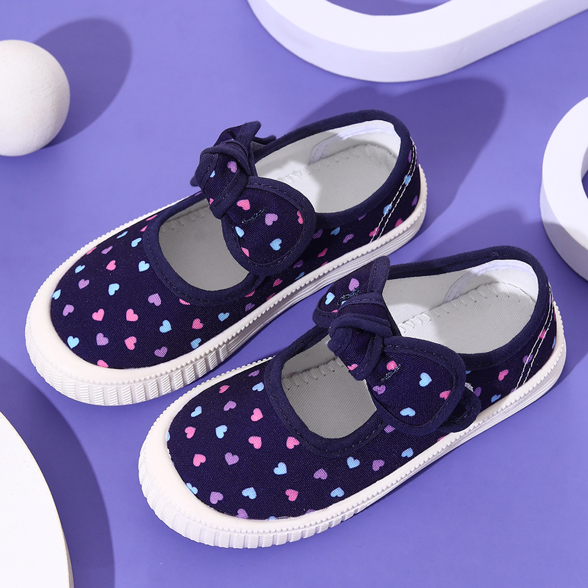 Girls' Canvas Shoes, Casual Sn - Velcro Hook Loop reseña y precio