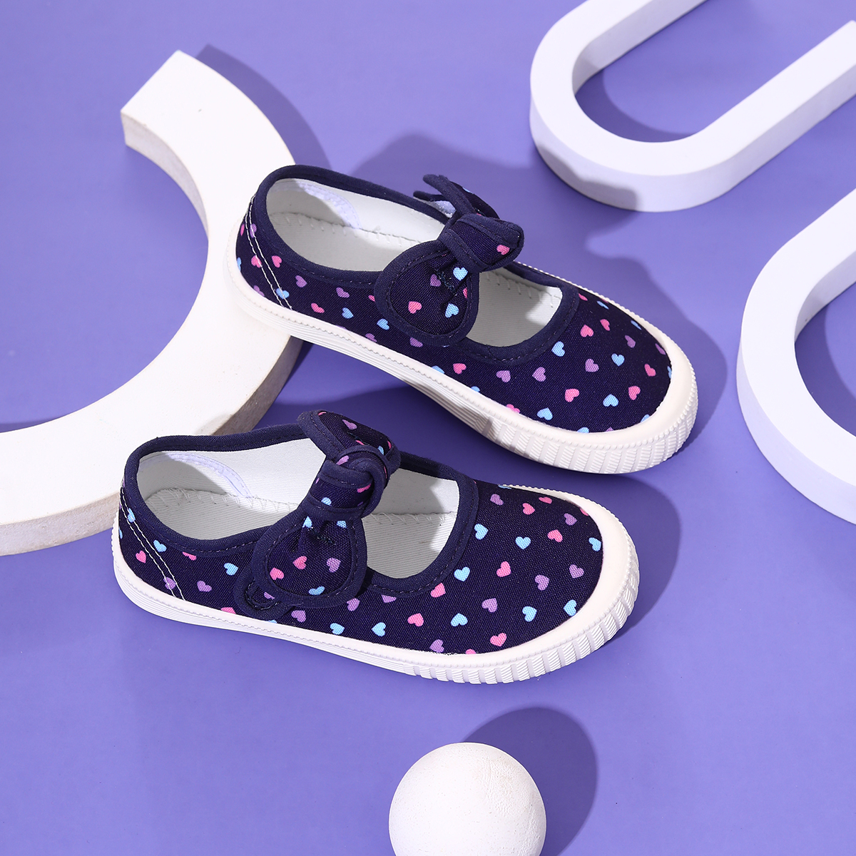 Girls' Canvas Shoes, Casual Sn - Velcro Hook Loop reseña y precio