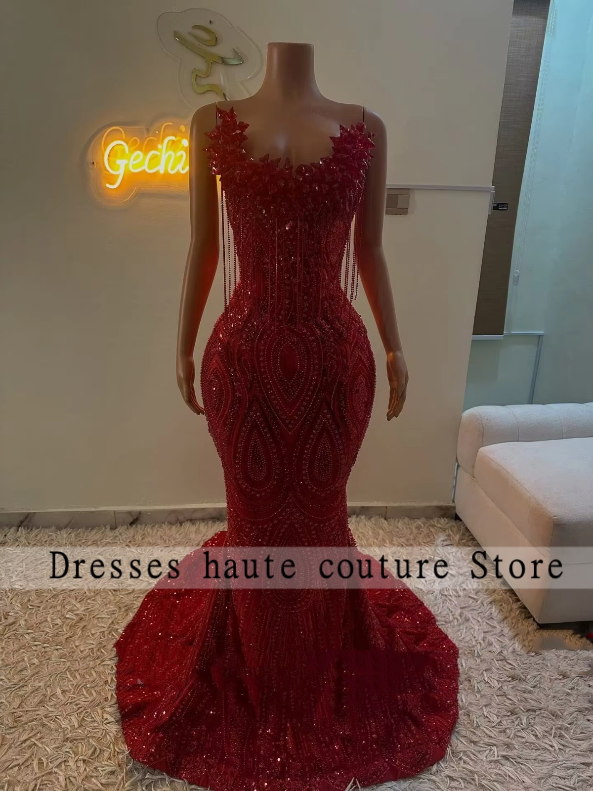 Red Beading Sequin Diamond Pro - Briar Cosplay Prop reseña y precio