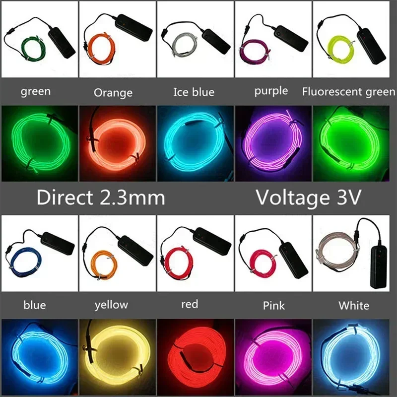 1M/3M/5M Flexible Neon Light B - Led El Wire reseña y precio