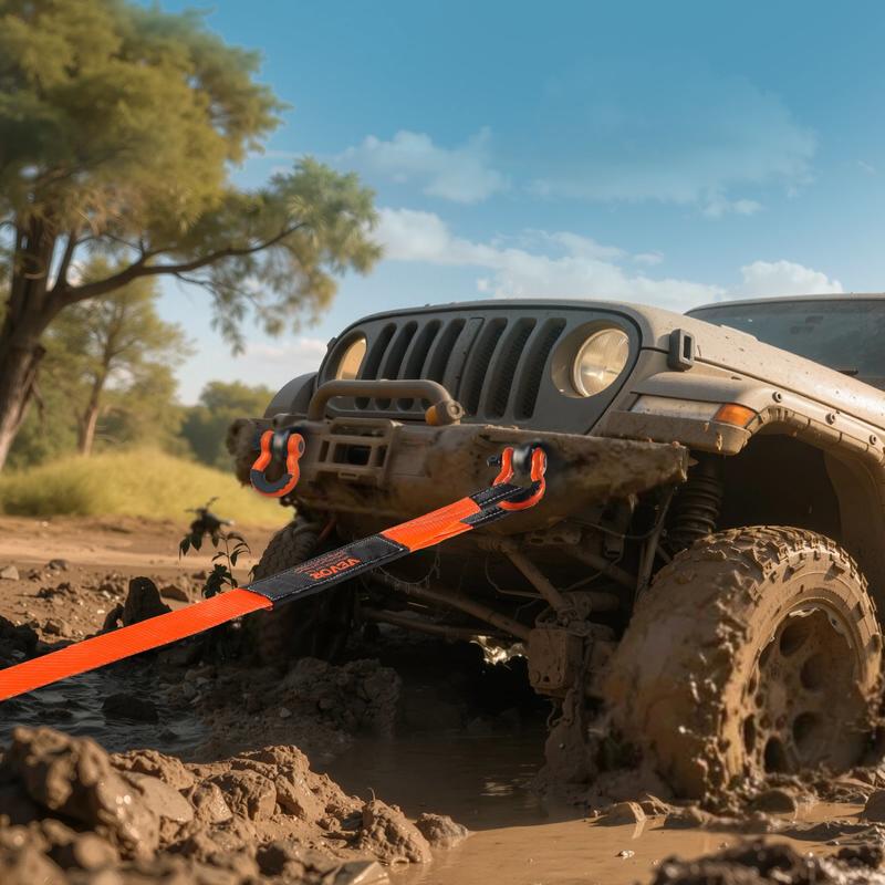 Tow strap recovery kit, 16329  - D Ring Strap reseña y precio