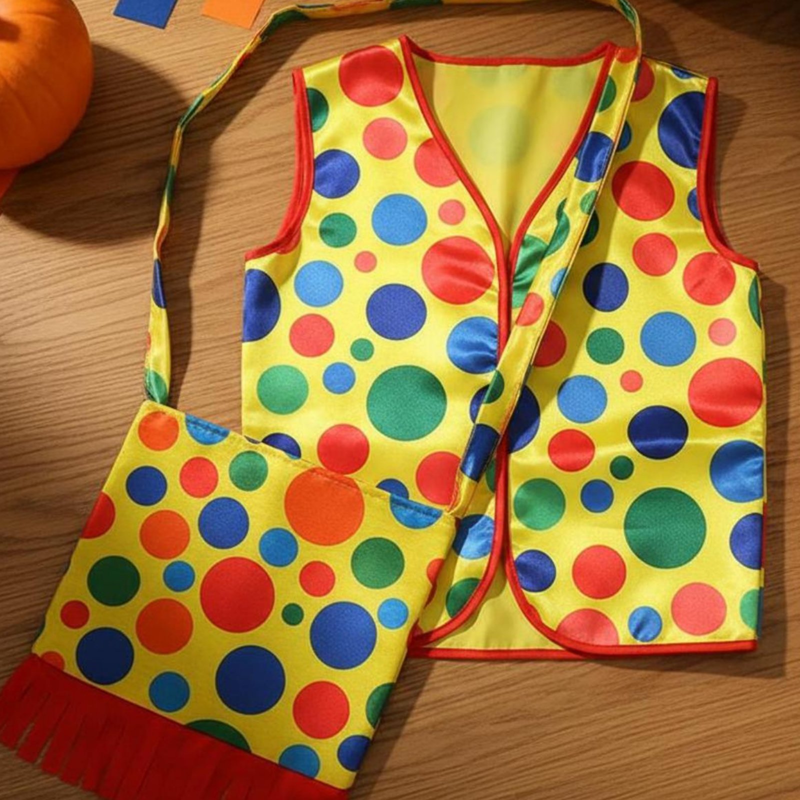 Clown Costume Set Funny Party  - Easy Cosplay Prop reseña y precio